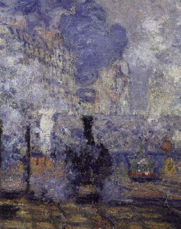 Claude Monet anglok, gare saint lazare oil painting image